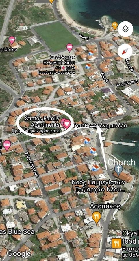 Stratos Family Apartments & Studios เนโอสมาร์มาราส ภายนอก รูปภาพ